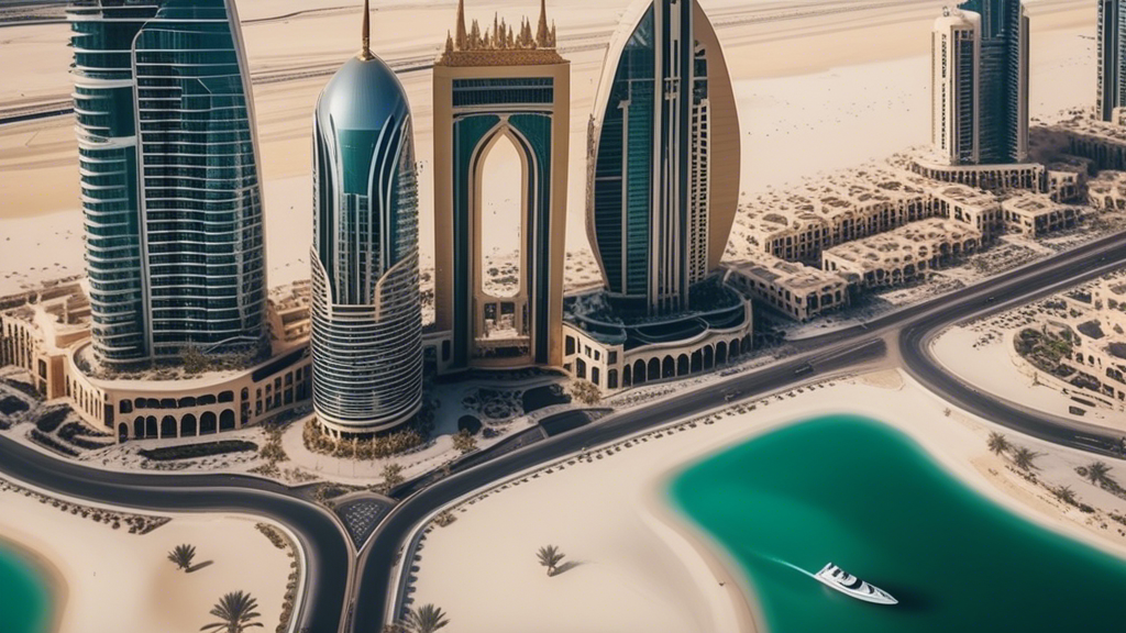 dron footage of dubai generated with Sora Video AI