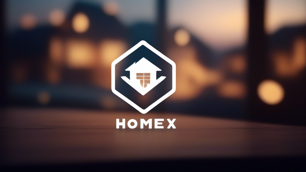 Design the logo of HomeX, a real estate trading platform generated with Sora Video AI