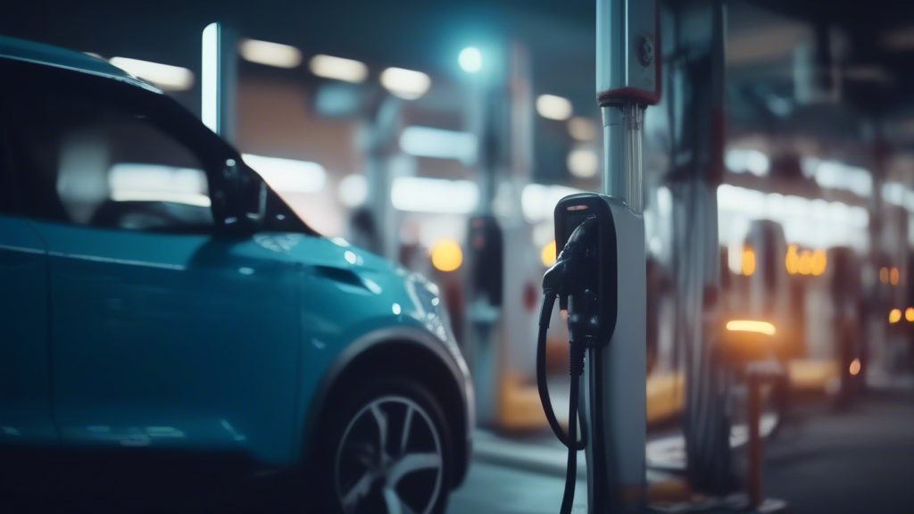 Development of own infrastructure electric filling stations with a system management, monitoring and tracking of use based on a mobile application in the electric vehicle market generated with Sora Video AI