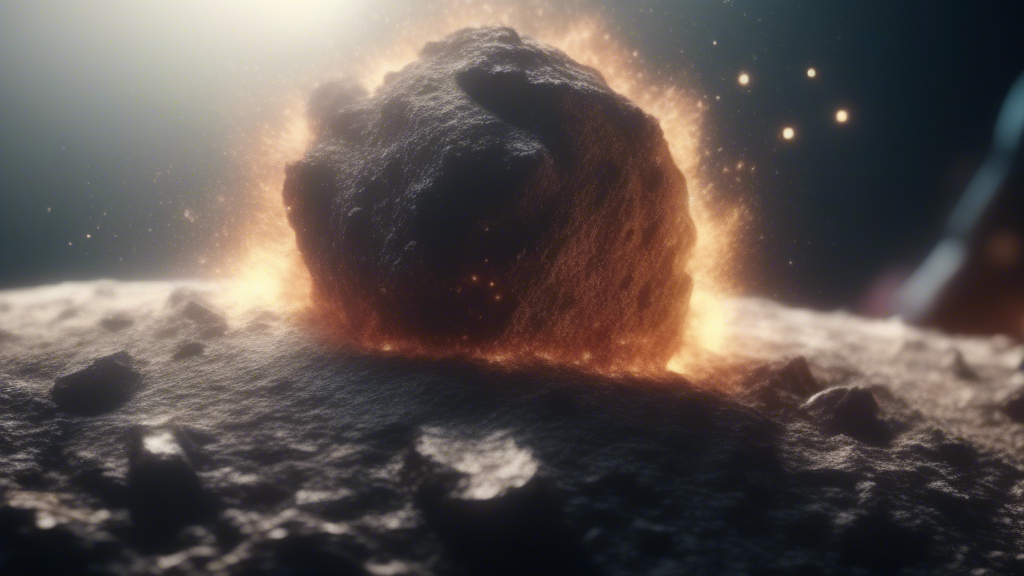 A huge asteroid falls to earth generated with Sora Video AI