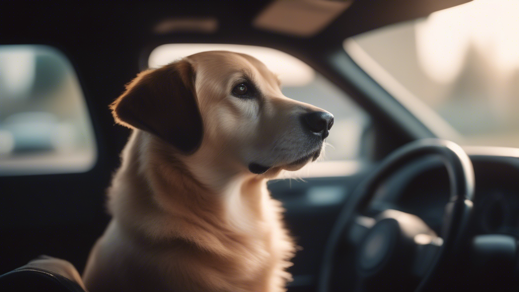 dog is driving car generated with Sora Video AI