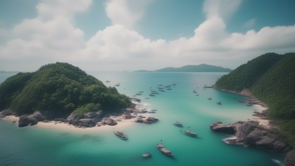 drone footage of Phuket, Thailand generated with Sora Video AI