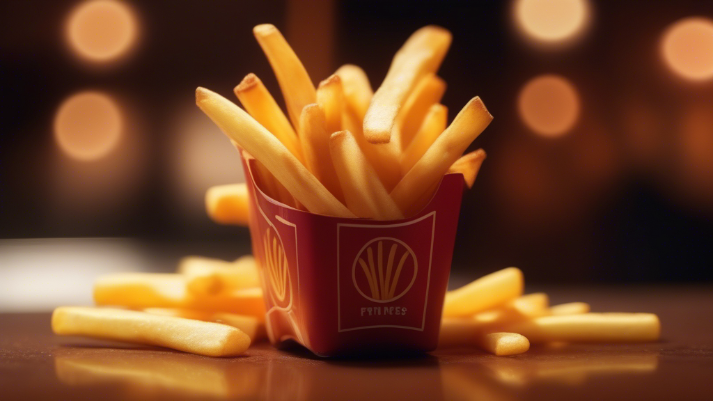 french fries generated with Sora Video AI